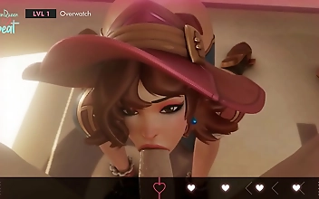 Luscious Mercys Naughty Moves In Overwatch - Cant Stop The Cumming Challenge