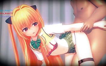 JAV Sluts go Wild for the Mustached Stud in To Love Ru