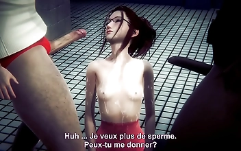 JAV Scene: Luscious Enchantress Gets Ganged by HS2 Studs in 3D Animation