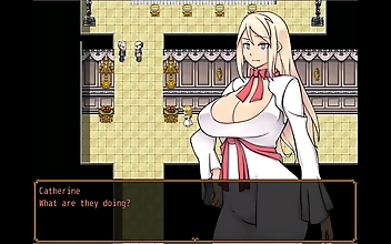 JAV PornPlay - Naughty Princess Catherines Manhunt Hentai Game