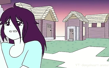 JAV Anime Ep2: Zombie s Head Patting Moment in Minecraft World!