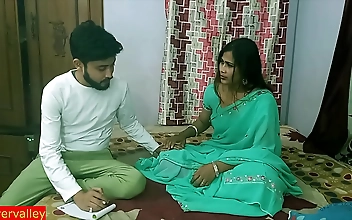 The Luscious Indian MILF Teaches Her Hot Student How to Romance and Bang in Hindi