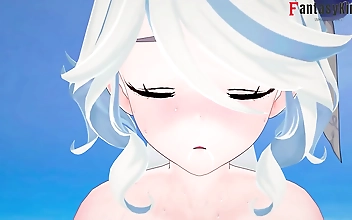 Furina s Luscious Sex in Fountain: Genshin Impact s Full-on RED