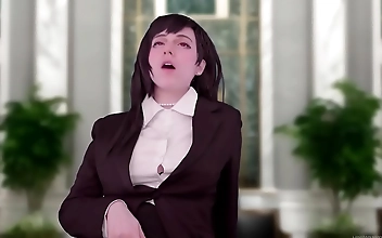 JAV Enchantress Tifa Lockhart Graces Italy s Senate Floor with Her Luscious Presence! Must-See Scene!