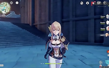 Experience the Ultimate Blowjob POV in Genshin Impact with Luscious Jean!