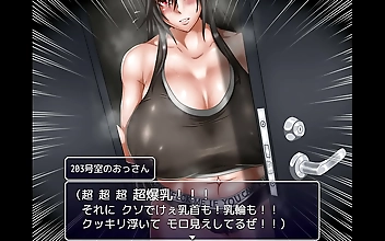 Japanese beauty Yaejo teases and pleases in Tonari-kuni!