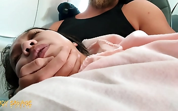 Asian Hottie Fingering on a Mile-High Clubairplane:Get Ready for a Mind-Blowing Experience!