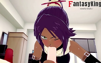 Sizzling Sex Scene with Yoruichi Shih&omacr;in in POV Mode - Must-watch Bleach Short Version