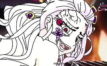 Unleash Your Inner Demon with Daki and Tanjiro: Tantalizing Actions and Scorching Scenes!