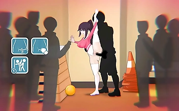 Unleash Your Inner Slut with this Cute College Lady's Hentai Gameplay!