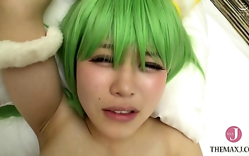 Japanese Hentai Domina Misamisa Makes Him Puke and Cums in His Mouth Chest and Face