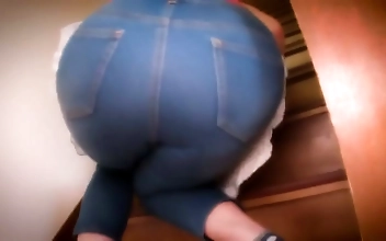 Unleash Your Fantasies with Enami Ryu's Year-end Cleaning Porn - A Tight Pants and Big Butt Treat