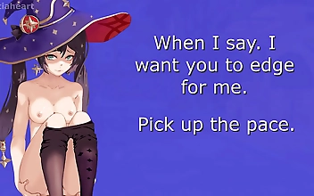 Pouncing on Monas Sensual Service in JOI Genshin Impact Series Episode 6 - A Japanese Sluts Alluring Act