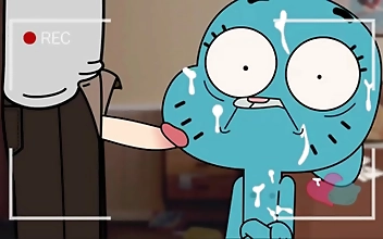 JAV Unleashed: Luscious Enchantress Allures with Gumball Cartoon Sex