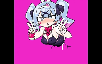 JAV Babe Slays in Luscious Rabbit Hole Parody Animation