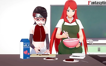 JAV Beauties Kushina Uzumaki and Sarada Uchiha Get It On: Full Movie on Sheer or Ptrn Fantasyking3