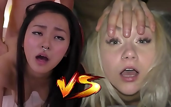 You Won't Believe Who's Better at Creaming - Japan's Fuck Toy or Czech Cum Dumpster? Starring Rae Lil Black and Marilyn Sugar