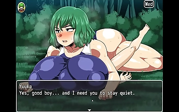 JAV Enchantress Yuka Gets Fucked in the Forest Pond by the Shard of the Yokai: ONLY in PornPlay Hentai Game Ep11 with Sexy Swimsuit!