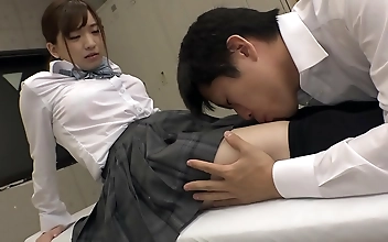 JAV Hottie in School Uniform Teases Your Dick with Extreme Absolute Area Teasing