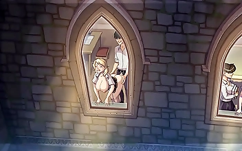 Luscious Hogwarts Graduate Hermione Sucks and Fucks After Classes - Exclusive Japanese Hentai Game PornPlay