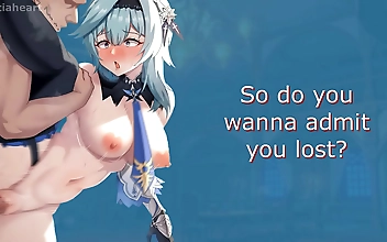 Unleash Your Darkest Desires with Luscious Mistress Eula in JOI Genshin Impact Series Episode 5