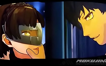 JAV MILF Mokujin Exclusive: Niijima s Velvet Room Fuckfest with Akira