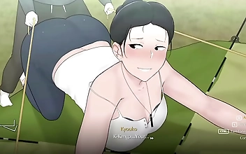 Get Enchanted by the Luscious Big Tits of the Hot Mom in Extended Game #1