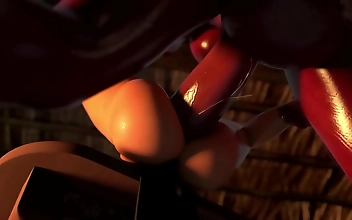 JAV Slut Fucks Adorable Girl in 3D Gameplay Porn - New 2024 Release