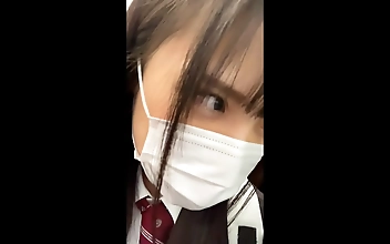 Luscious K-chan Blazes in Shibuya with Seductive Soles, Black Hair, & Schoolgirl Blazer [Watch Her Sneak Peek Seduction of Train Molestation & Home Invasion!]