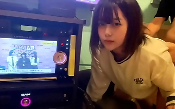 Your Karaoke Fantasy: Cheating Girl Gives Blowjobs to Guys Everywhere