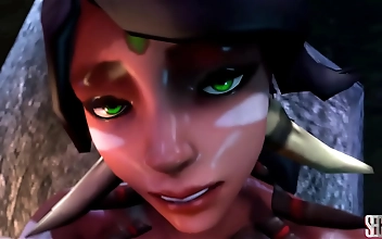 JAV SEX: Nidalees Forest Fucking Frenzy