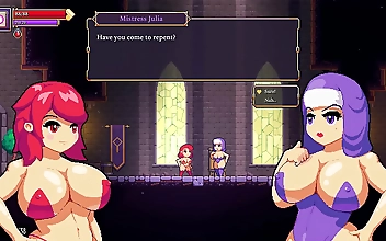 JAV Hentai Gloryhole and Futanari Blowjob in the Caves: Scarlet Maiden s Ep2 Sexual Escapade