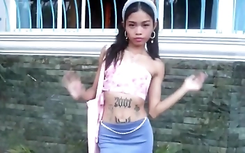 Japanese schoolgirl asks for anal toys in her tight virgin ass - preparing for the biggest white dick