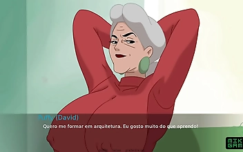 Panty-Masturbation with a Luscious Milf on the Couch: Secret House Episode 4