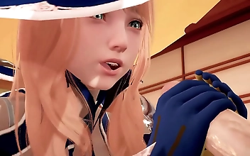 Unleash Your Desires: Genshin Impact Hentai Scene with Luscious Lisa in 3D Animation
