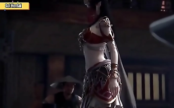 JAV Hentai 3D - Luscious Medusa Queen Seduces and Sluts in a Threesome