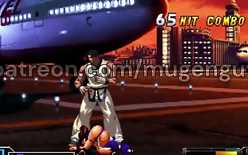 Japanese Girl-on-Girl Action: Mai Shiranui and Kim's Steaming Hot Fast Fuck