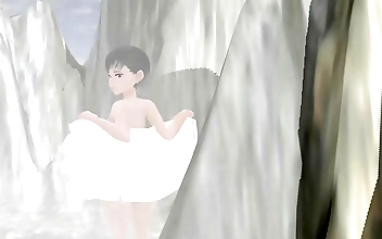 HOT SPRING GIRLS GO NUDE! MIXED BATHING IN A SECLUDED AREA