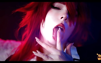 JAV Unleashed: Luscious Rias Sucks Monster Cock in DxD - MollyRedWolf!