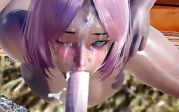 Japanese Beauty Sakura Gets Fucked in a Scorching Hot Threesome Hentai