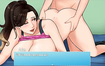 JAV Slut Enchantress Rinses Dirty Laundry in Luscious Sink - Part 3