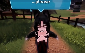 Outrageous Titillating Titjob by Stunning Blonde Elf with Green Eyes on Monster Girl Island Monthly Patreon Choice Hentai Game Ep4!