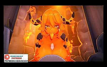 Japanese Hentai Beauty with Ironic Big Ass Tits Gets a Job: A Luscious and Enchanting 4K Animation