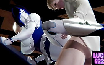 Coffee Time with the Alluring AI Maid Serving You with a Smile!