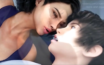 Luscious Linda s Deepthroat Skills: Only My Stepmom Can Take My Whole 22cm cock in JAV MILF City Part 1