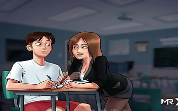 Tittie Time with a Hot Teacher in Summertime Saga Episode 44!