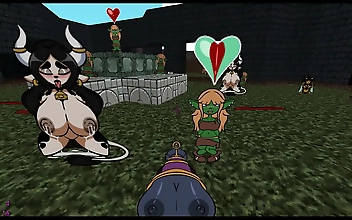 JAV Slooter Hentai Game PornPlay Ep4 - Fucking a Bee Girl and Milking a Monster