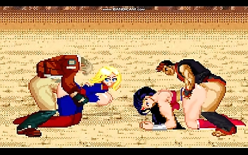 luscious Kim Dong Hwan and Terry Take On enchantress Wonder Woman and alluring Ms Marvel in Epic Battle of Beauties!