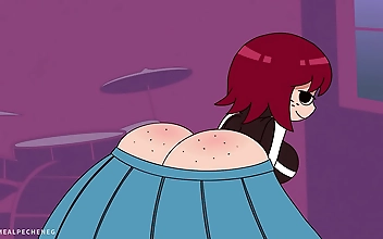 JAV Hottie Kim Pine and Sexy Scott Pilgrim Take on Anal Adventure!