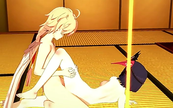 JAV Hottie Sara Gets Blown and Fucked by Aether - Exclusive Japanese Asian Manga Anime Game Porn